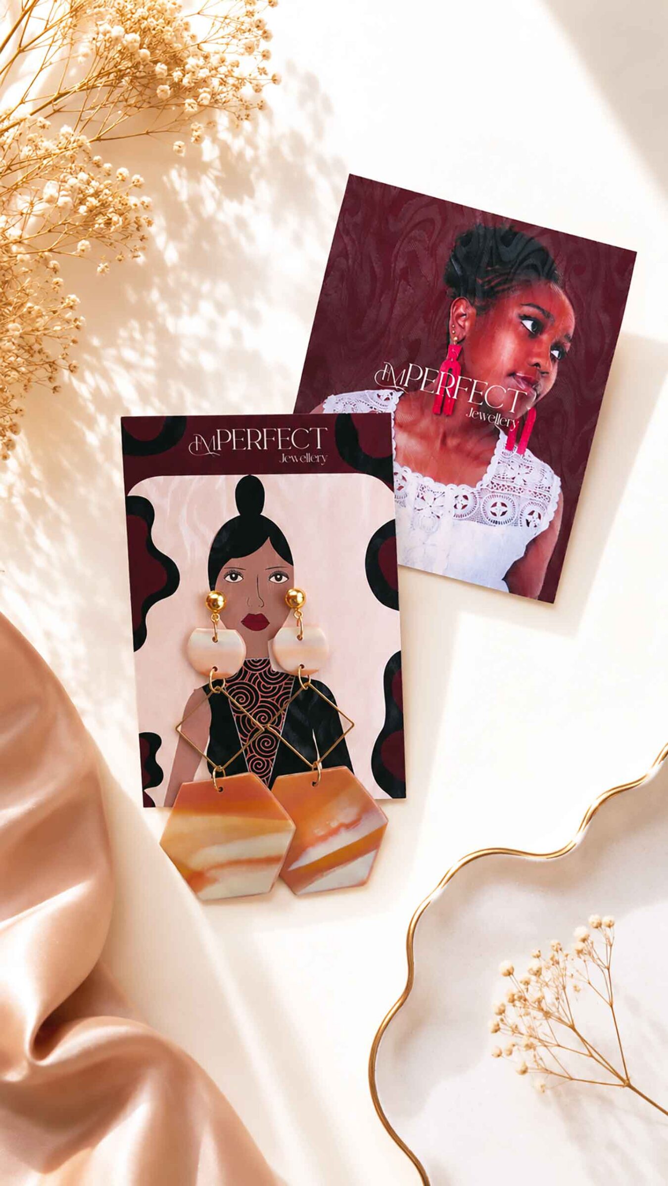 Taraji Marble I Earrings